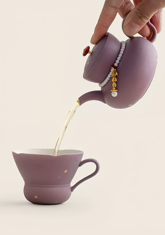 Amethyst Fortune Single-Serve Tea Set