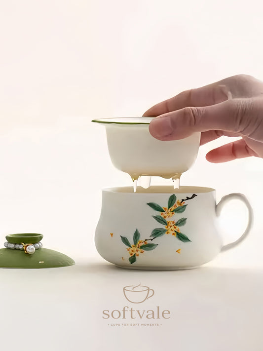 Osmanthus Gold Infusion Tea Cup