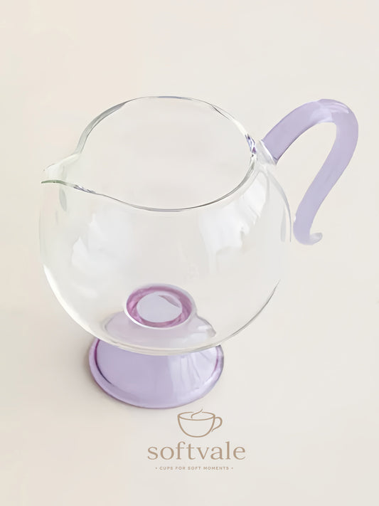 Crystal Grace Glass Fairness Pitcher