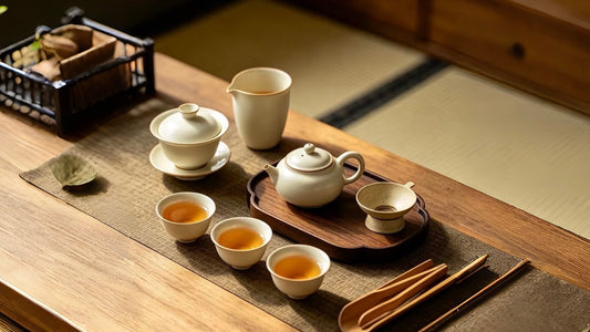 Portraits of Stillness — The Emotional World of Hand-Painted Tea Ceramics