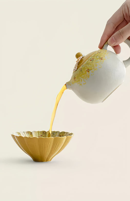 Scarlet Lotus Artisan Tasting Cup