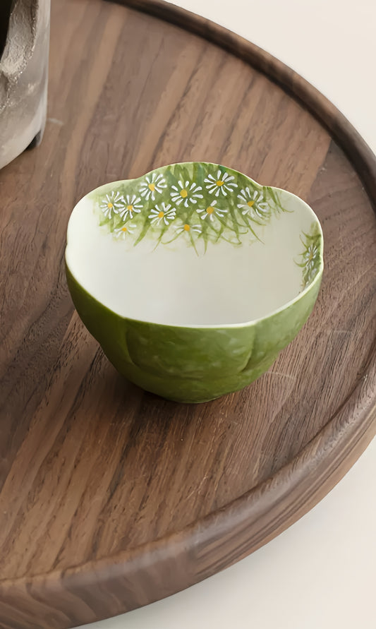 Citrus Daisy Vintage Tea Cup Gift Set