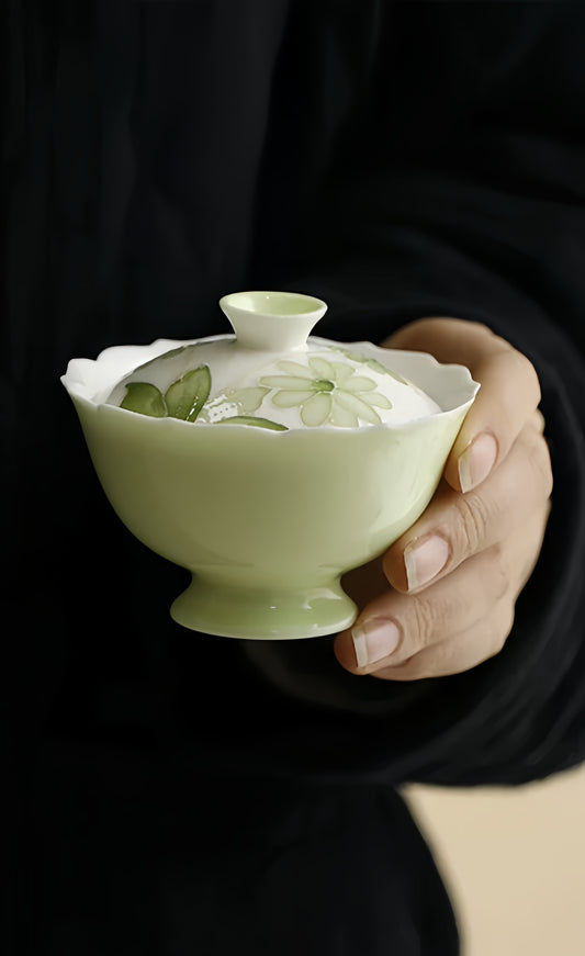 Daisy Charm Gaiwan Tea Set