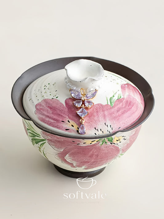 Iris Essence White Clay Tea Set