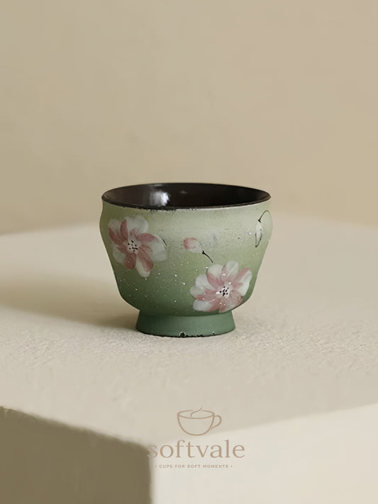 Magnolia Blush Artisan Tea Cup